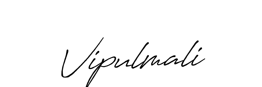 Design your own signature with our free online signature maker. With this signature software, you can create a handwritten (Antro_Vectra_Bolder) signature for name Vipulmali. Vipulmali signature style 7 images and pictures png