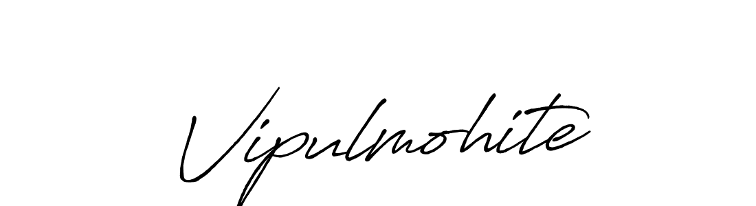 Use a signature maker to create a handwritten signature online. With this signature software, you can design (Antro_Vectra_Bolder) your own signature for name Vipulmohite. Vipulmohite signature style 7 images and pictures png