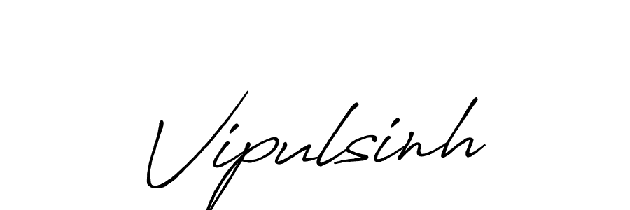 How to make Vipulsinh name signature. Use Antro_Vectra_Bolder style for creating short signs online. This is the latest handwritten sign. Vipulsinh signature style 7 images and pictures png