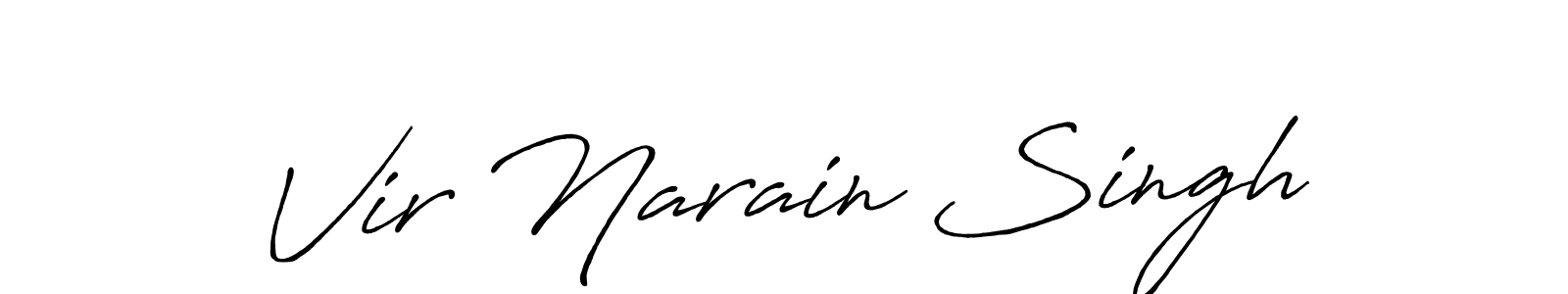 The best way (Antro_Vectra_Bolder) to make a short signature is to pick only two or three words in your name. The name Vir Narain Singh include a total of six letters. For converting this name. Vir Narain Singh signature style 7 images and pictures png