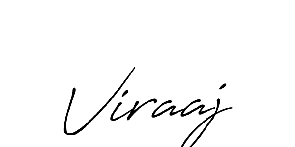 Also we have Viraaj name is the best signature style. Create professional handwritten signature collection using Antro_Vectra_Bolder autograph style. Viraaj signature style 7 images and pictures png