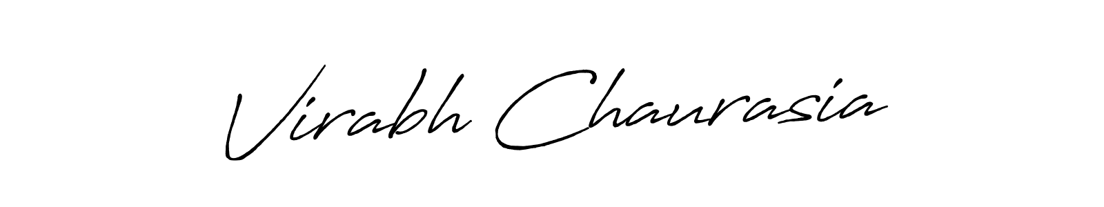 Also You can easily find your signature by using the search form. We will create Virabh Chaurasia name handwritten signature images for you free of cost using Antro_Vectra_Bolder sign style. Virabh Chaurasia signature style 7 images and pictures png