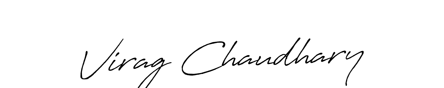 Antro_Vectra_Bolder is a professional signature style that is perfect for those who want to add a touch of class to their signature. It is also a great choice for those who want to make their signature more unique. Get Virag Chaudhary name to fancy signature for free. Virag Chaudhary signature style 7 images and pictures png