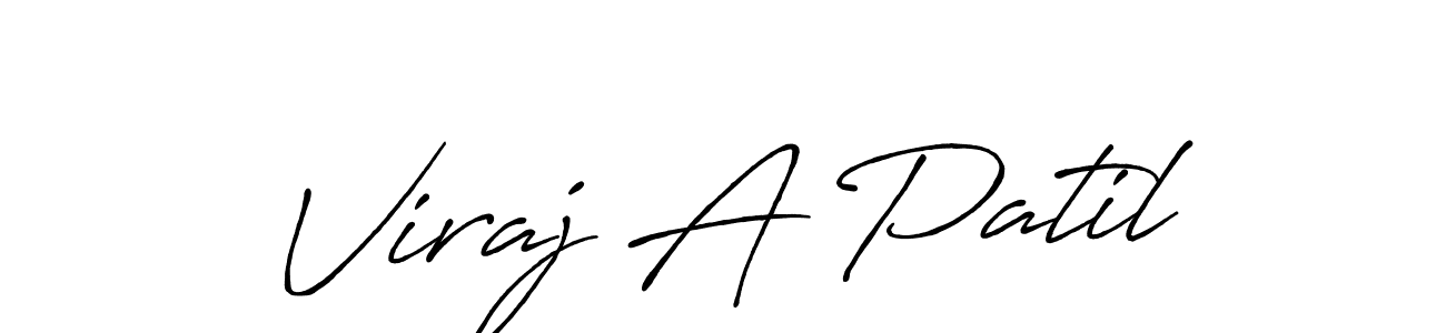 The best way (Antro_Vectra_Bolder) to make a short signature is to pick only two or three words in your name. The name Viraj A Patil include a total of six letters. For converting this name. Viraj A Patil signature style 7 images and pictures png
