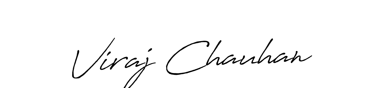 You should practise on your own different ways (Antro_Vectra_Bolder) to write your name (Viraj Chauhan) in signature. don't let someone else do it for you. Viraj Chauhan signature style 7 images and pictures png