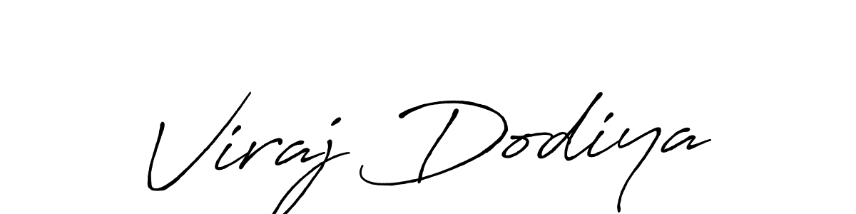 Make a short Viraj Dodiya signature style. Manage your documents anywhere anytime using Antro_Vectra_Bolder. Create and add eSignatures, submit forms, share and send files easily. Viraj Dodiya signature style 7 images and pictures png