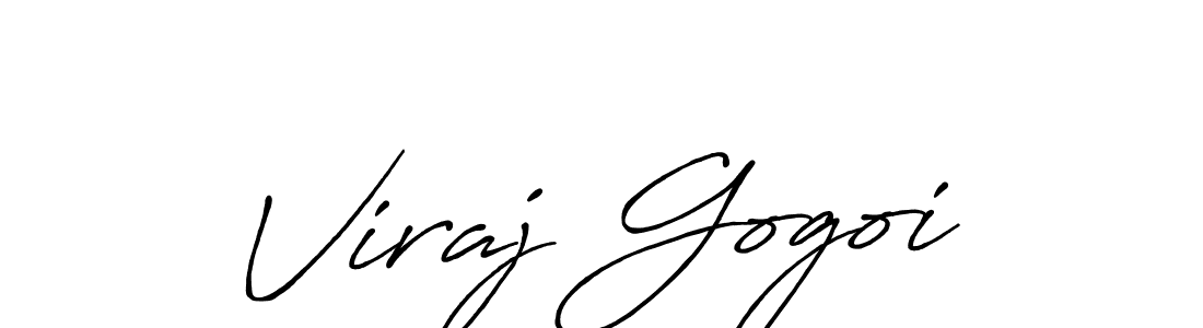 The best way (Antro_Vectra_Bolder) to make a short signature is to pick only two or three words in your name. The name Viraj Gogoi include a total of six letters. For converting this name. Viraj Gogoi signature style 7 images and pictures png
