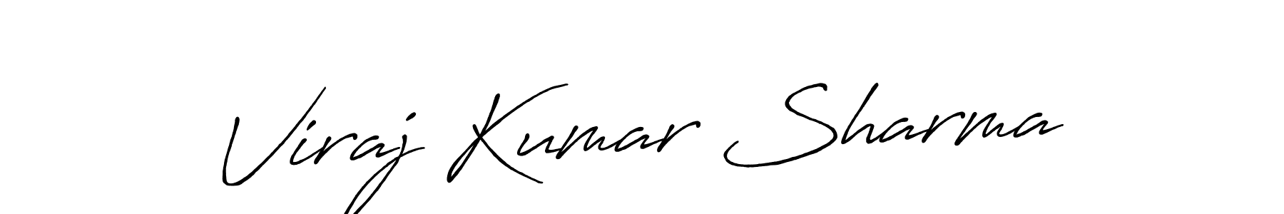 It looks lik you need a new signature style for name Viraj Kumar Sharma. Design unique handwritten (Antro_Vectra_Bolder) signature with our free signature maker in just a few clicks. Viraj Kumar Sharma signature style 7 images and pictures png