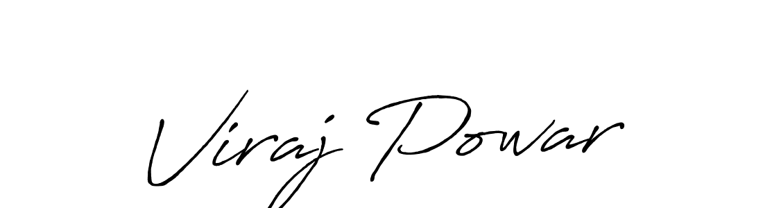 How to make Viraj Powar signature? Antro_Vectra_Bolder is a professional autograph style. Create handwritten signature for Viraj Powar name. Viraj Powar signature style 7 images and pictures png
