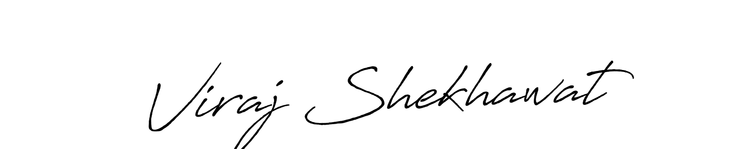 How to make Viraj Shekhawat signature? Antro_Vectra_Bolder is a professional autograph style. Create handwritten signature for Viraj Shekhawat name. Viraj Shekhawat signature style 7 images and pictures png