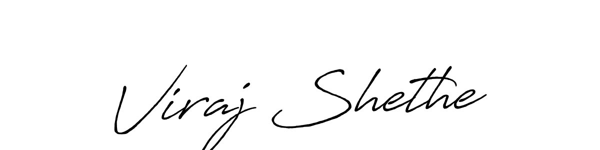 How to make Viraj Shethe signature? Antro_Vectra_Bolder is a professional autograph style. Create handwritten signature for Viraj Shethe name. Viraj Shethe signature style 7 images and pictures png