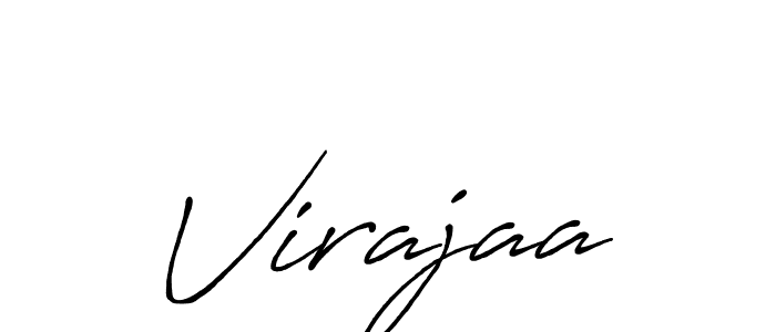 Also we have Virajaa name is the best signature style. Create professional handwritten signature collection using Antro_Vectra_Bolder autograph style. Virajaa signature style 7 images and pictures png