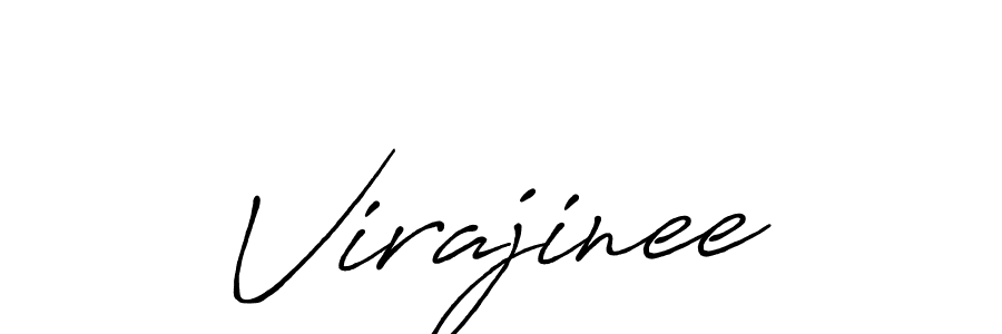Design your own signature with our free online signature maker. With this signature software, you can create a handwritten (Antro_Vectra_Bolder) signature for name Virajinee. Virajinee signature style 7 images and pictures png