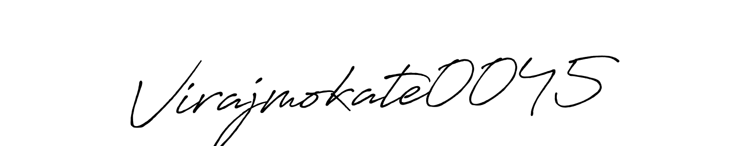 Design your own signature with our free online signature maker. With this signature software, you can create a handwritten (Antro_Vectra_Bolder) signature for name Virajmokate0045. Virajmokate0045 signature style 7 images and pictures png
