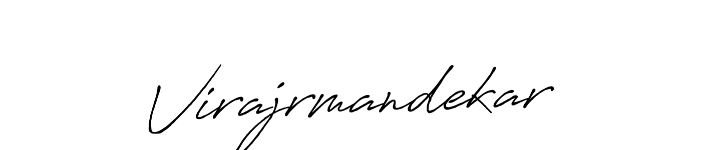 Use a signature maker to create a handwritten signature online. With this signature software, you can design (Antro_Vectra_Bolder) your own signature for name Virajrmandekar. Virajrmandekar signature style 7 images and pictures png