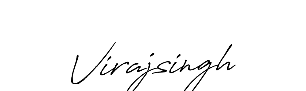 How to make Virajsingh signature? Antro_Vectra_Bolder is a professional autograph style. Create handwritten signature for Virajsingh name. Virajsingh signature style 7 images and pictures png
