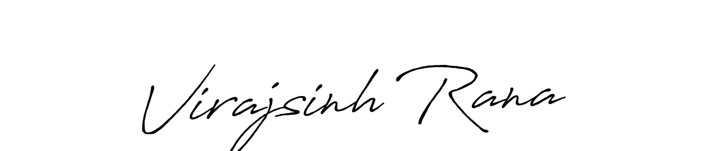 The best way (Antro_Vectra_Bolder) to make a short signature is to pick only two or three words in your name. The name Virajsinh Rana include a total of six letters. For converting this name. Virajsinh Rana signature style 7 images and pictures png