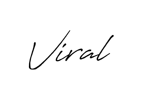 The best way (Antro_Vectra_Bolder) to make a short signature is to pick only two or three words in your name. The name Viral include a total of six letters. For converting this name. Viral signature style 7 images and pictures png