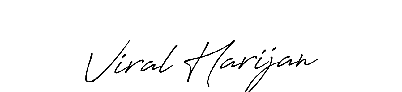 Once you've used our free online signature maker to create your best signature Antro_Vectra_Bolder style, it's time to enjoy all of the benefits that Viral Harijan name signing documents. Viral Harijan signature style 7 images and pictures png