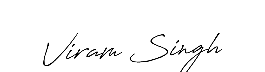 This is the best signature style for the Viram Singh name. Also you like these signature font (Antro_Vectra_Bolder). Mix name signature. Viram Singh signature style 7 images and pictures png