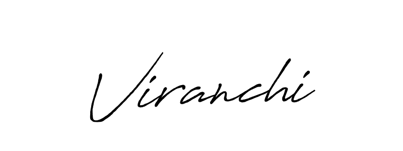 Create a beautiful signature design for name Viranchi. With this signature (Antro_Vectra_Bolder) fonts, you can make a handwritten signature for free. Viranchi signature style 7 images and pictures png