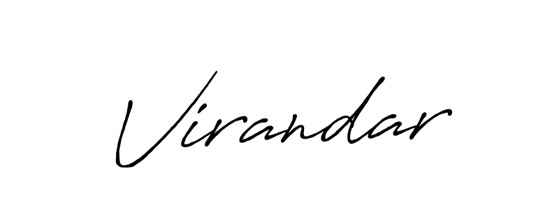Also we have Virandar name is the best signature style. Create professional handwritten signature collection using Antro_Vectra_Bolder autograph style. Virandar signature style 7 images and pictures png