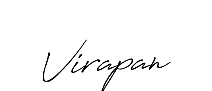 How to make Virapan name signature. Use Antro_Vectra_Bolder style for creating short signs online. This is the latest handwritten sign. Virapan signature style 7 images and pictures png