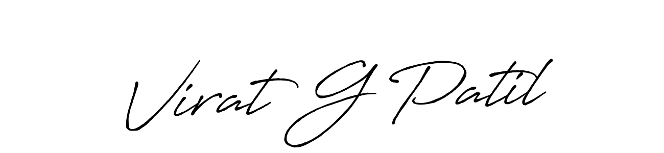 How to Draw Virat G Patil signature style? Antro_Vectra_Bolder is a latest design signature styles for name Virat G Patil. Virat G Patil signature style 7 images and pictures png