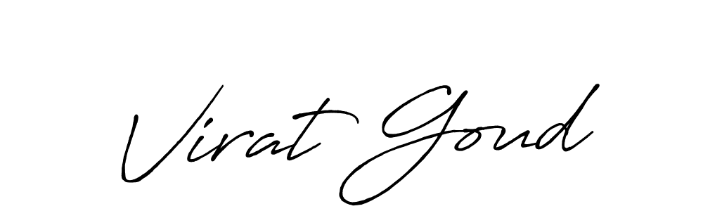Make a short Virat Goud signature style. Manage your documents anywhere anytime using Antro_Vectra_Bolder. Create and add eSignatures, submit forms, share and send files easily. Virat Goud signature style 7 images and pictures png
