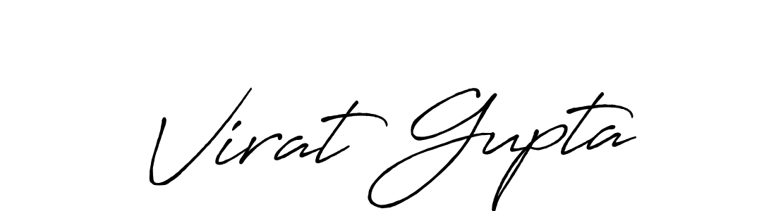 Make a beautiful signature design for name Virat Gupta. Use this online signature maker to create a handwritten signature for free. Virat Gupta signature style 7 images and pictures png