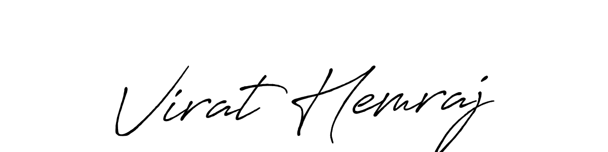 Virat Hemraj stylish signature style. Best Handwritten Sign (Antro_Vectra_Bolder) for my name. Handwritten Signature Collection Ideas for my name Virat Hemraj. Virat Hemraj signature style 7 images and pictures png