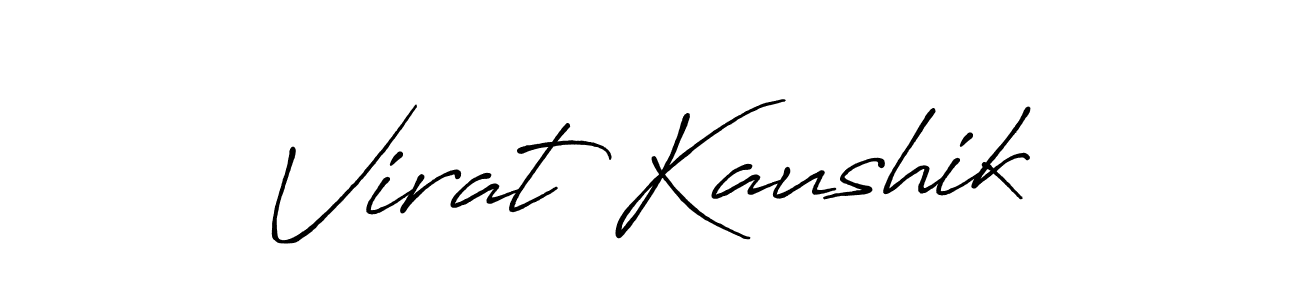 if you are searching for the best signature style for your name Virat Kaushik. so please give up your signature search. here we have designed multiple signature styles  using Antro_Vectra_Bolder. Virat Kaushik signature style 7 images and pictures png