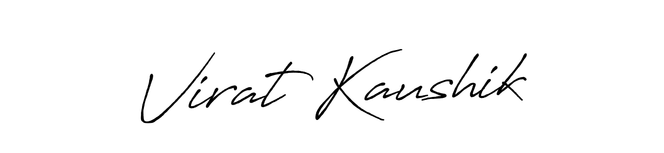 Make a beautiful signature design for name Virat Kaushik. Use this online signature maker to create a handwritten signature for free. Virat Kaushik signature style 7 images and pictures png