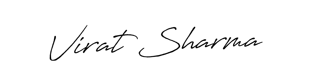 Also we have Virat Sharma name is the best signature style. Create professional handwritten signature collection using Antro_Vectra_Bolder autograph style. Virat Sharma signature style 7 images and pictures png