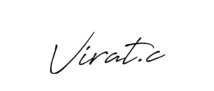 It looks lik you need a new signature style for name Virat.c. Design unique handwritten (Antro_Vectra_Bolder) signature with our free signature maker in just a few clicks. Virat.c signature style 7 images and pictures png