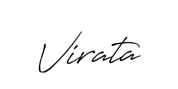 How to make Virata signature? Antro_Vectra_Bolder is a professional autograph style. Create handwritten signature for Virata name. Virata signature style 7 images and pictures png