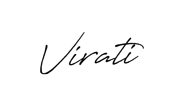 You should practise on your own different ways (Antro_Vectra_Bolder) to write your name (Virati) in signature. don't let someone else do it for you. Virati signature style 7 images and pictures png