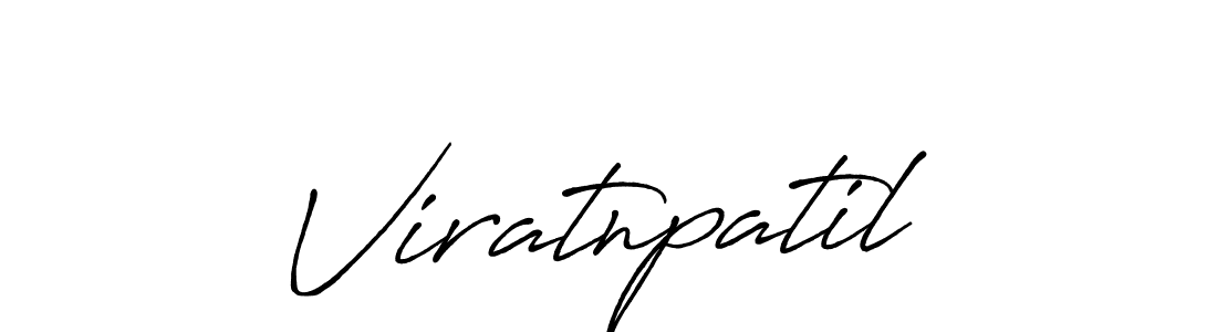 Make a beautiful signature design for name Viratnpatil. With this signature (Antro_Vectra_Bolder) style, you can create a handwritten signature for free. Viratnpatil signature style 7 images and pictures png