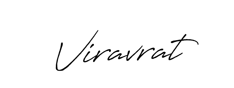 Create a beautiful signature design for name Viravrat. With this signature (Antro_Vectra_Bolder) fonts, you can make a handwritten signature for free. Viravrat signature style 7 images and pictures png