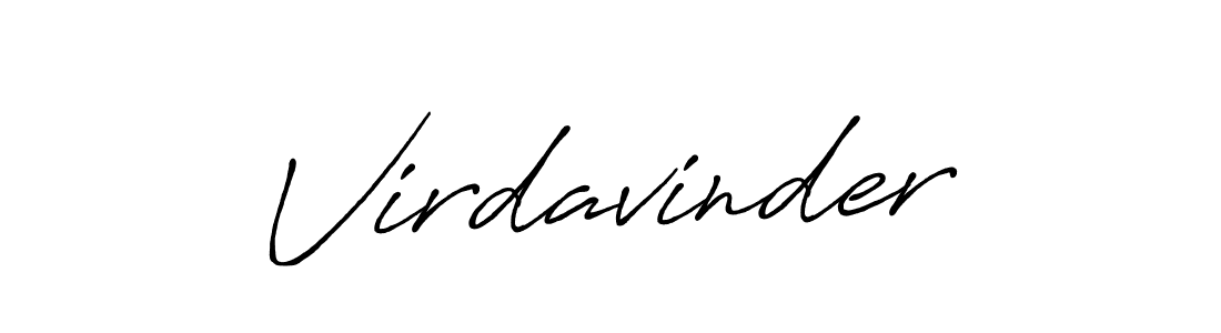 Use a signature maker to create a handwritten signature online. With this signature software, you can design (Antro_Vectra_Bolder) your own signature for name Virdavinder. Virdavinder signature style 7 images and pictures png