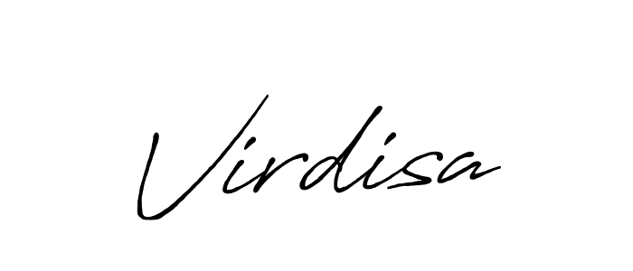 Once you've used our free online signature maker to create your best signature Antro_Vectra_Bolder style, it's time to enjoy all of the benefits that Virdisa name signing documents. Virdisa signature style 7 images and pictures png