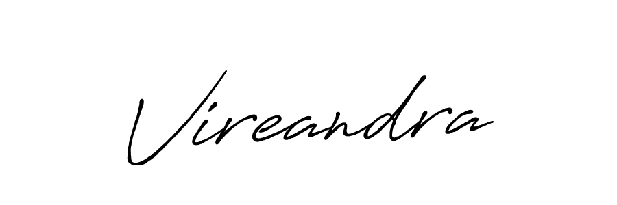 How to Draw Vireandra signature style? Antro_Vectra_Bolder is a latest design signature styles for name Vireandra. Vireandra signature style 7 images and pictures png