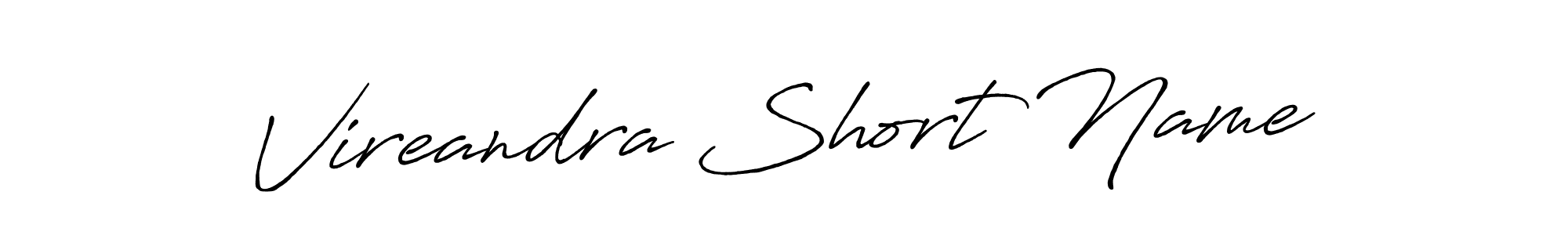 Make a beautiful signature design for name Vireandra Short Name. Use this online signature maker to create a handwritten signature for free. Vireandra Short Name signature style 7 images and pictures png