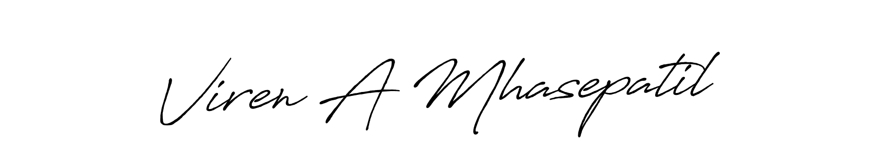 if you are searching for the best signature style for your name Viren A Mhasepatil. so please give up your signature search. here we have designed multiple signature styles  using Antro_Vectra_Bolder. Viren A Mhasepatil signature style 7 images and pictures png