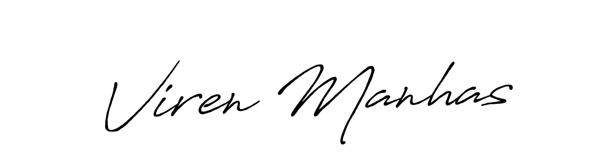 Similarly Antro_Vectra_Bolder is the best handwritten signature design. Signature creator online .You can use it as an online autograph creator for name Viren Manhas. Viren Manhas signature style 7 images and pictures png