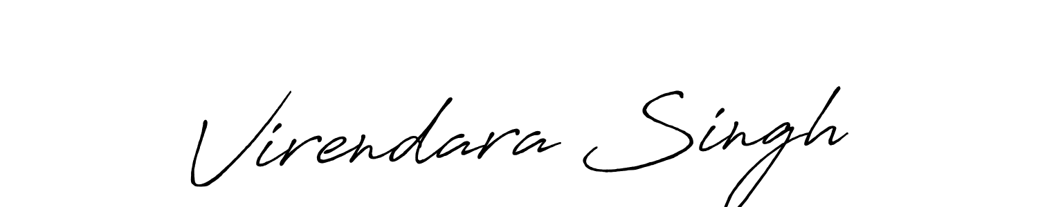 It looks lik you need a new signature style for name Virendara Singh. Design unique handwritten (Antro_Vectra_Bolder) signature with our free signature maker in just a few clicks. Virendara Singh signature style 7 images and pictures png