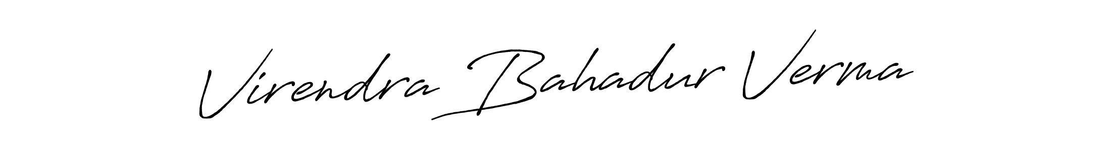 Also You can easily find your signature by using the search form. We will create Virendra Bahadur Verma name handwritten signature images for you free of cost using Antro_Vectra_Bolder sign style. Virendra Bahadur Verma signature style 7 images and pictures png