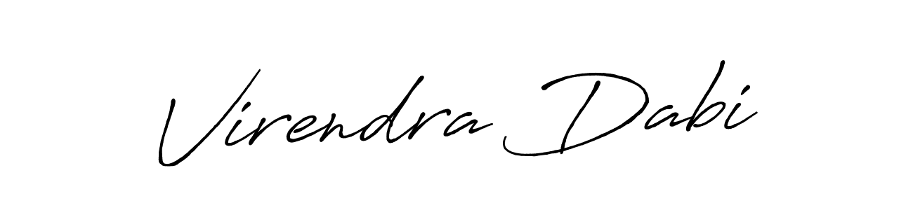 Make a short Virendra Dabi signature style. Manage your documents anywhere anytime using Antro_Vectra_Bolder. Create and add eSignatures, submit forms, share and send files easily. Virendra Dabi signature style 7 images and pictures png