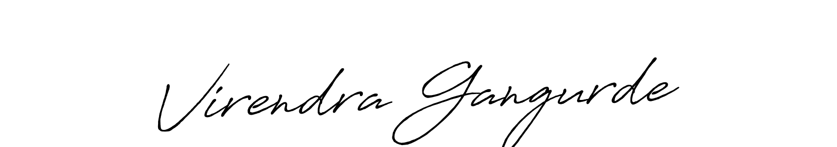 This is the best signature style for the Virendra Gangurde name. Also you like these signature font (Antro_Vectra_Bolder). Mix name signature. Virendra Gangurde signature style 7 images and pictures png