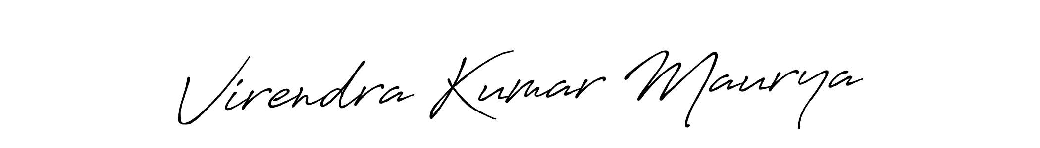 Also You can easily find your signature by using the search form. We will create Virendra Kumar Maurya name handwritten signature images for you free of cost using Antro_Vectra_Bolder sign style. Virendra Kumar Maurya signature style 7 images and pictures png